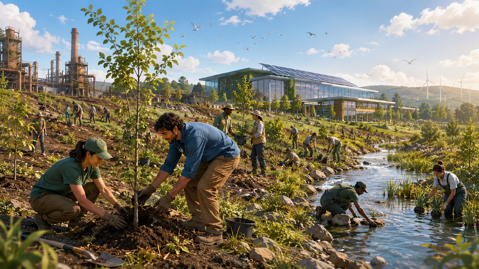 The Businesses That Rebuilt What They Took: When Companies Paid Nature Back
